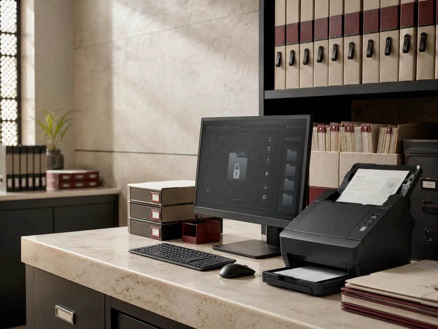 Bank account and KYC files being digitised for branch and back-office retrieval